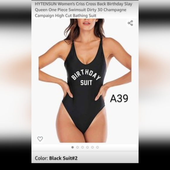 Brand New Hytensun Birthday Suit Swimsuit A39 - Picture 1 of 2